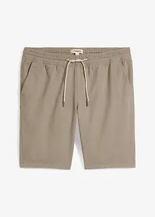 Dra på-shorts av ren bomull, Regular Fit, bonprix