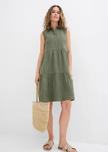 Tunikaklänning av luftig muslin, bonprix