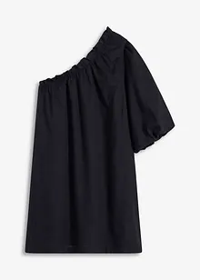 One shoulder-klänning av bomull, bonprix
