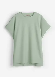 T-shirt av kraftig bomullsjersey med längre bakstycke, bonprix