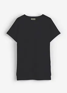 T-shirt av kraftig bomullsjersey med längre bakstycke, bonprix
