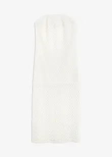 Off shoulder-klänning med spets, bonprix