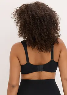 T-shirtbehå med bygel och minimizereffekt (2-pack), ekologisk bomull, bonprix