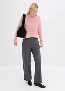 Tröja med lager-på-lager-look, bonprix