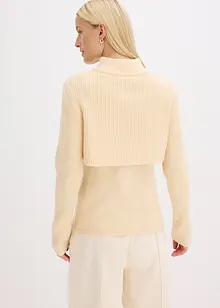 Tröja med lager-på-lager-look, bonprix