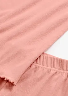 Pyjamas med shorts och ljuvlig spets, bonprix