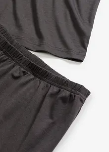 Kort pyjamas av lätt och mjukt material, bonprix
