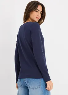 Långärmad topp (2-pack), bonprix