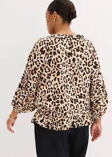 Blus av fintrådig viskosmix, bonprix