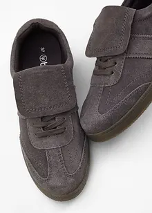 Sneakers i skinn, bonprix