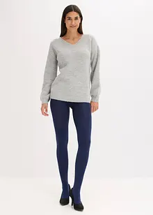 Termostrumpbyxa i fleece, 140 den, bonprix