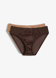 Trosa med glansiga effekter (2-pack), bonprix