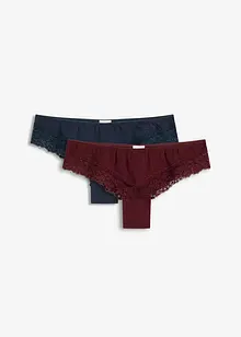 Braziliantrosa med  ekologisk bomull (4-pack), bonprix