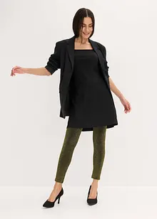 Termoleggings av glittrande garn, bonprix