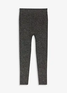 Fodrade leggings av glittrande garn, bonprix