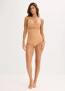 Bralette i skimrande material, bonprix