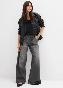 Wide Leg Jeans Mid Waist, bonprix