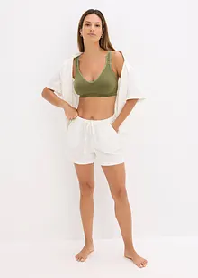 T-shirtbehå utan bygel med bomull (2-pack), bonprix