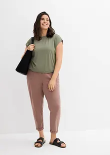 Jerseybyxa av elastisk bomullsmix, bonprix