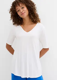 Lång topp av mjuk viskos, bonprix