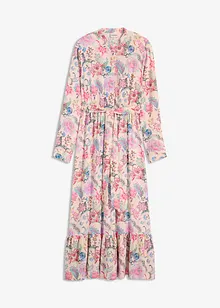 Maxiklänning med blommönster, bonprix