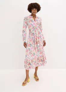 Maxiklänning med blommönster, bonprix