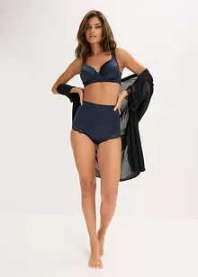 Trosa i glansigt material med medelhög formande effekt (2-pack), bonprix