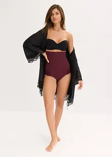 Hipstertrosa med hög midja, spets och kraftigt formande effekt, bonprix