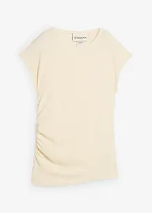 Asymmetriskt linne i tunn kräpp, bonprix