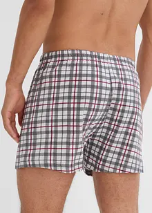 Skön boxertrosa (3-pack) rutig, bonprix