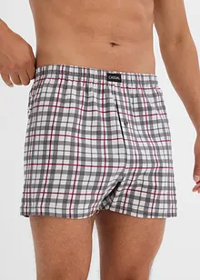 Skön boxertrosa (3-pack) rutig, bonprix