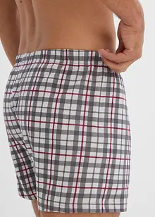 Skön boxertrosa (3-pack) rutig, bonprix