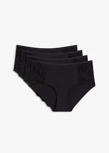 Maxihipstertrosa av mjuk modal (4-pack), bonprix