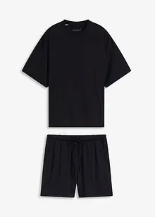 Oversizepyjamas med shorts av mjuk modal, bonprix