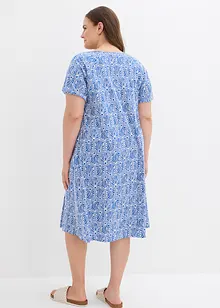 Jerseyklänning i ekologisk bomull, bonprix