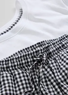 Pyjamas med shorts och korta ärmar, av ren bomull, bonprix
