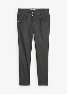 Stretchbyxa med glansiga effekter, bonprix