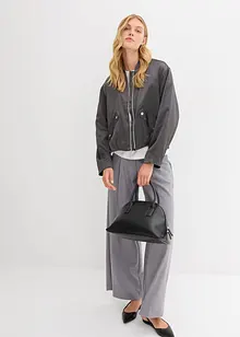 Blusjacka av glansig, mjuk viskosmix, bonprix