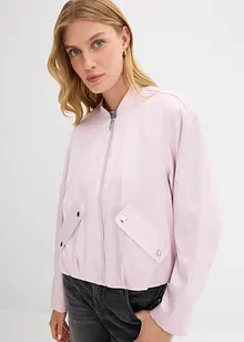 Blusjacka av glansig, mjuk viskosmix, bonprix