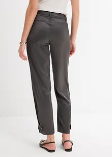 Byxa i barrel-modell av satin med mjukt fall, bonprix