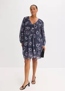 Chiffongklänning i kort modell, bonprix