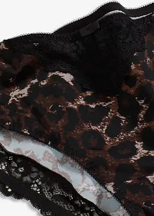 Maxitrosa med skir spets (2-pack), bonprix