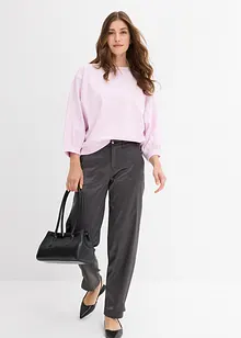Sweatshirt i oversizemodell av ren bomull, bonprix