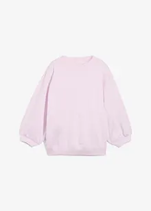 Sweatshirt i oversizemodell av ren bomull, bonprix