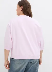 Sweatshirt i oversizemodell av ren bomull, bonprix