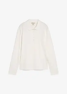 Pikétröja av tjock ekologisk bomull, bonprix