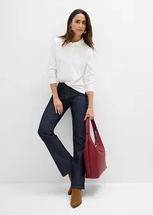 Pikétröja av tjock ekologisk bomull, bonprix