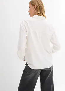 Skjortblus av mjuk viskos, bonprix