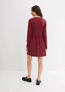 Utställd trikåklänning, bonprix