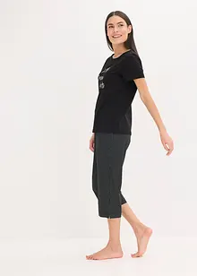 Capripyjamas av ekologisk bomull, bonprix